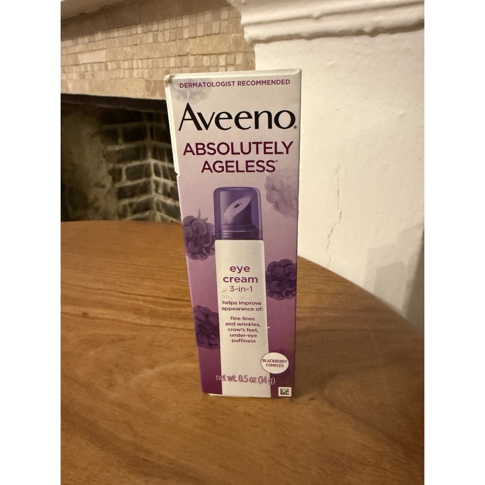 Aveeno Absolutely Ageless Eye Cream 3-in-1 Blackberry Complex .5 Oz.